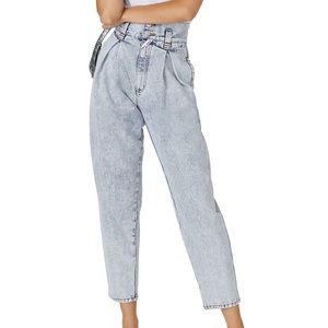 Jordache High Waist Vintage Paperbag Jeans